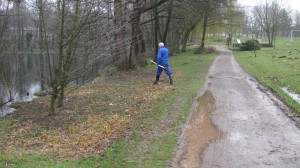 Teichreinigung "Quälingsteich" - Gladbeck putzt "2015"