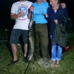 Dennis und der 8kg Wels aus der Lippe