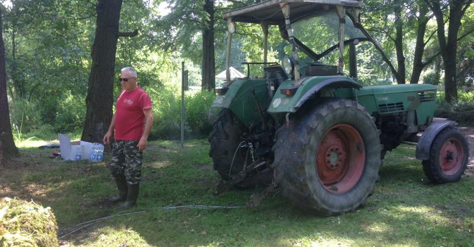 Quälingsteich Algen Reinigung 2016